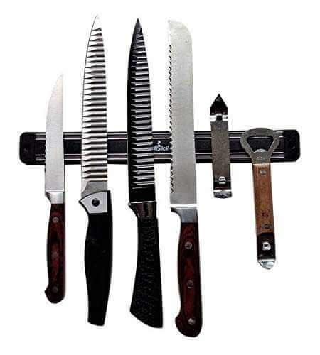 Magnetic Knife/Tool Rack - 3 Black