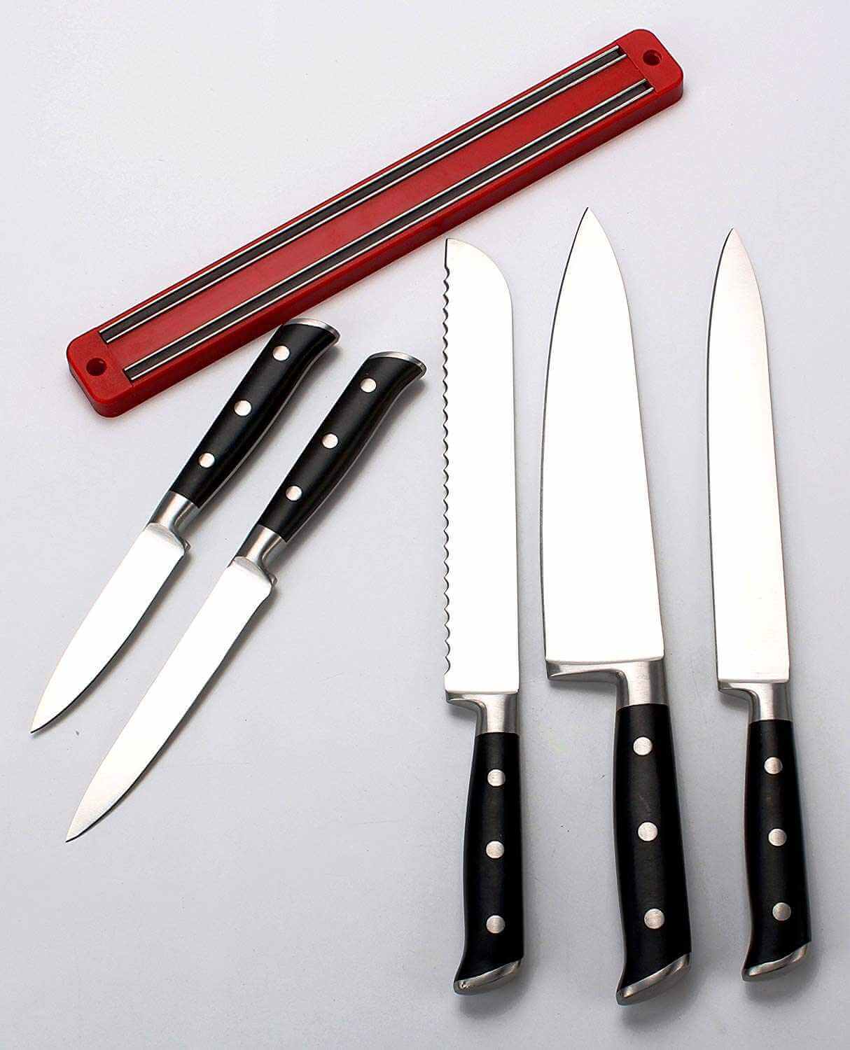 Magnetic Knife Rack 4 Pack Wall Mount